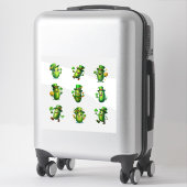 Lieve St. Patrick's Dag Augurk Karakter Sticker (Koffer)