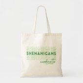 Lieve St. Patrick's Day Shenanigans Coördinator Tote Bag (Voorkant)