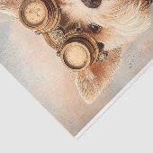 Lieve Steampunk Aviator Terrier AA1 Decoupage Tissuepapier (Detail)
