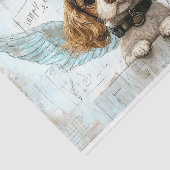 Lieve Steampunk Spits met Vleugels AW1 Decoupage Tissuepapier (Detail)