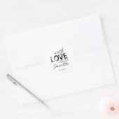 Lieve stickers van de kerstman - gepersonaliseerde (Envelop)