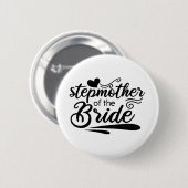 Lieve stiefmoeder van de bruid Trouw Bruids Bruids Ronde Button 5,7 Cm (Voorkant /achterkant)