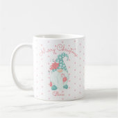Lieve Stippen Kerstmis Feest Kabouter Koffiemok (Links)