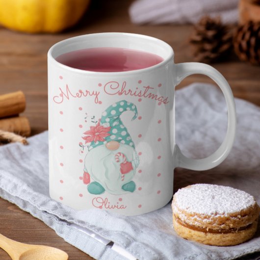 Lieve Stippen Kerstmis Feest Kabouter Koffiemok