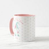 Lieve Stippen Prettig Kerstfeest Kabouter Koffie Mok (Voorkant links)