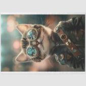 Lieve Stoomtechologie Schattige Kat Kitten G1 Deco Tissuepapier (Voorkant)