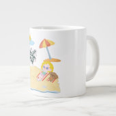 lieve strand grote koffiekop (Voorkant rechts)