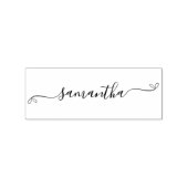 Lieve Striking Naam Lang Rubberstempel (Afrduk)
