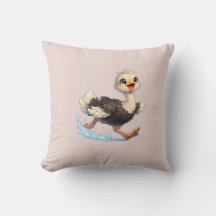 Lieve Struisvogel Gelukkige Avontuur Illustratie
