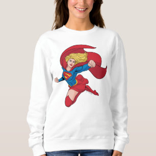 Lieve Supergirl-houding Trui