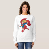 Lieve Supergirl-houding Trui (Voorkant volledig)