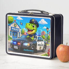 Lieve T Rex Dinosaur Politie Auto Kinderen