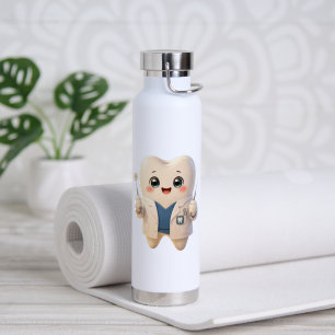 Lieve Tandarts Tand Karakter Vacuum Waterfles
