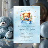 Lieve teddybeer, het is een baby shower kaart