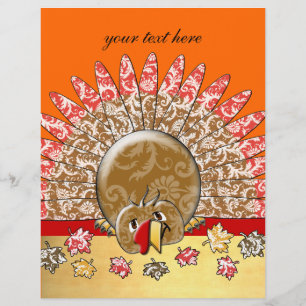 Lieve Tekenfilm Kerstkalkoen Flyer