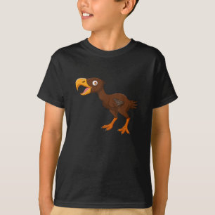 Lieve Tekenfilm Prehistorische Dieren Terreurvogel T-shirt
