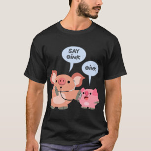 Lieve Tekenfilm Varken Dokter en Patiënt T-shirt