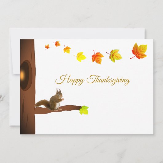 Lieve Thanksgiving Kaart (Voorkant)