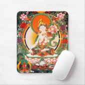 Lieve Tibetaanse boeddhistische kunst Muismat (Met muis)