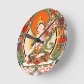 Lieve Tibetaanse boeddhistische kunst Ronde Klok (Hoek)