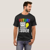 Lieve Toekomstige Codeerder Kind Carrière Computer T-shirt (Voorkant volledig)