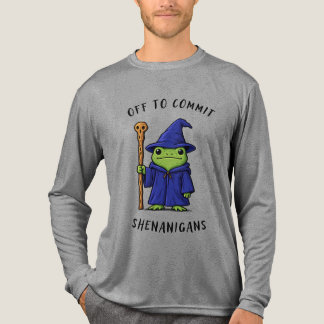 Lieve Toverpad Kabouter Fantasie Illustratie Tri-Blend Shirt