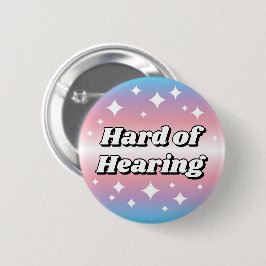 Lieve Transgender Vlag Gradiënt Slechthorend Ronde Button 5,7 Cm