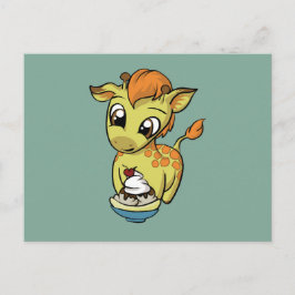 Lieve Treat! Giraffe Briefkaart