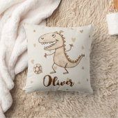 Lieve Trex Speelt Voetbal Kussen (Deken)