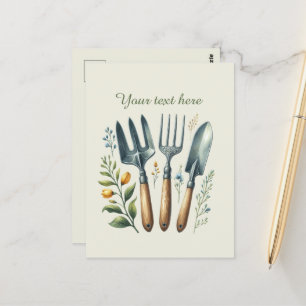 Lieve tuiniers aanpasbaar  briefkaart