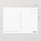 Lieve tulp in het briefkaart van de wind en de reg (Achterkant)