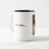 Lieve Tweekleurige Koffiemok (Voorkant links)