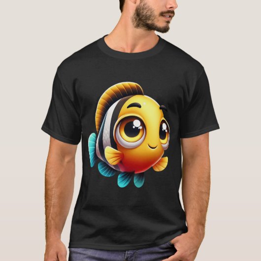 Lieve Uaru Cichlide Vis T-shirt (Voorkant)