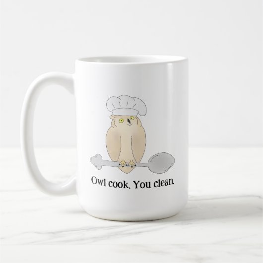 Lieve Uil Chef Koffiemok (Links)