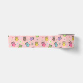 Lieve Uil en Bloemendesign Satijnen Lint (Voorkant)