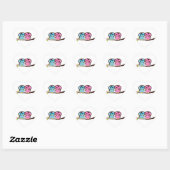 Lieve Uilen Hart Sticker (Vel)
