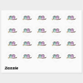 Lieve Uilen Hart Sticker (Vel)