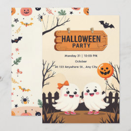 Lieve uitnodiging voor een Halloweenfeest – Vriend