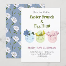 Lieve uitnodiging voor paasbrunch en eierjacht