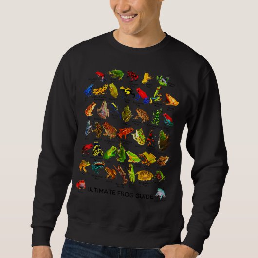 Lieve Ultimate Frog Guide Funny Frog Lover Frog O Trui (Voorkant)