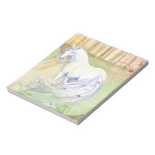 Lieve Unicorn in Breeze Notitieblok (Linkerzijde)