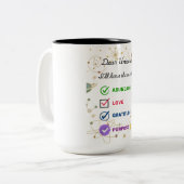 Lieve Universum Mok, ik zal het gebruikelijke hebb Tweekleurige Koffiemok (Voorkant links)