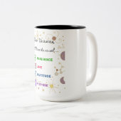 Lieve Universum Mok, ik zal het gebruikelijke hebb Tweekleurige Koffiemok (Voorkant rechts)