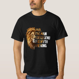 Lieve vader het Man de legende de mythe de koning T-shirt