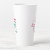 Lieve vader, uit alle Balls in de wereld Latte Mok (Voorkant)