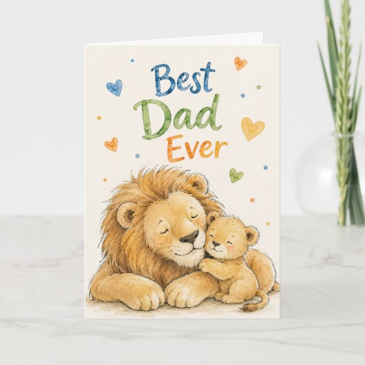 Lieve Vaderdag Groet Kaart (Voorkant)