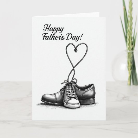 Lieve Vaderdag Schoenen Kaart (Voorkant)