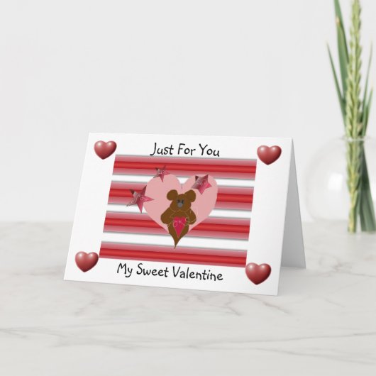 Lieve Valentijn Feestdagen Kaart (Voorkant)