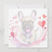 Lieve Valentijn Franse Bulldog (Achterkant)