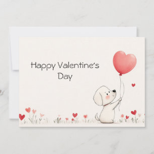 Lieve Valentijnsdag wenskaart ❤️🎈 Kaart